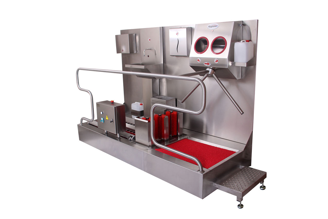 HGX-105 ÇİZME&TABAN FIRÇALAMALI HİJYEN BARİYERİ