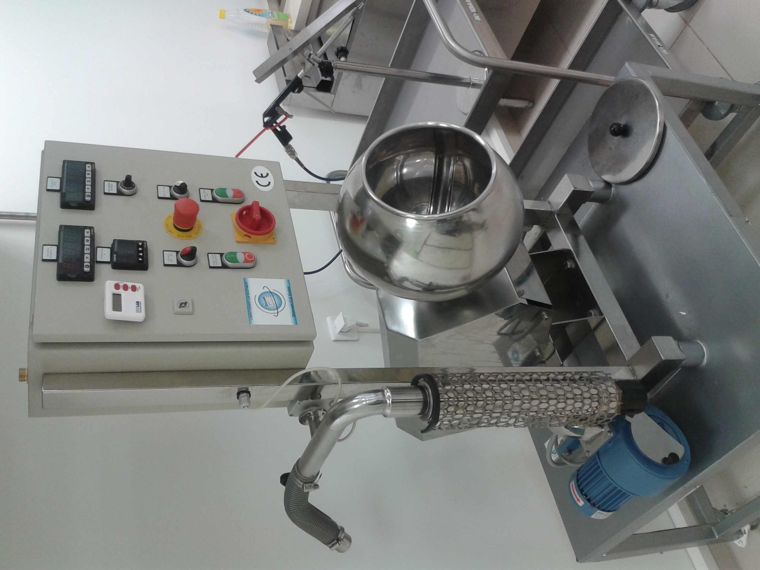 Recubrimiento  de Peladillas de Tipo Laboratorio - Con calentador